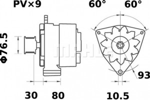 Mahle Γεννήτρια - Mg 503