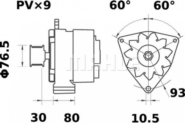 Mahle Γεννήτρια - Mg 503