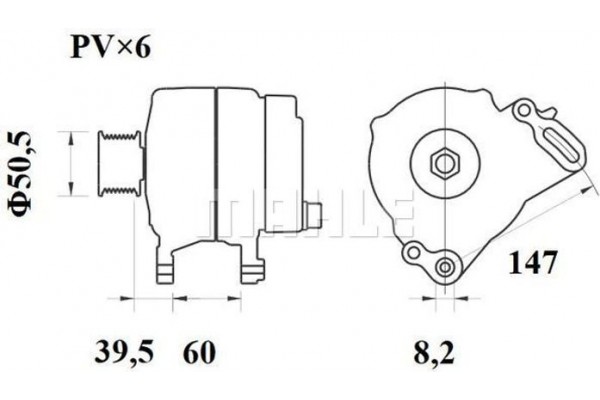 Mahle Γεννήτρια - Mg 252