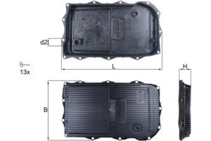 Mahle Κάρτερ λαδιού, αυτόμ. κιβ. ταχυτ. - Hx 184KIT