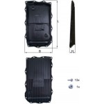 Mahle Κάρτερ λαδιού, αυτόμ. κιβ. ταχυτ. - Hx 184KIT