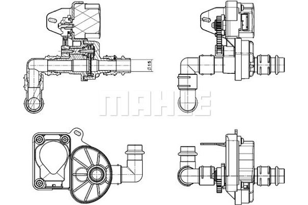 Mahle Μαγνητική βαλβίδα, Σύστημα Κλιματισμού - Avs 4 000P