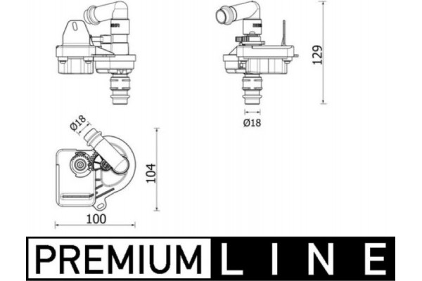 Mahle Μαγνητική βαλβίδα, Σύστημα Κλιματισμού - Avs 7 000P
