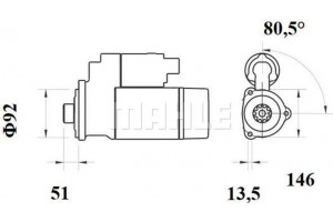 Mahle Μίζα - Ms 755