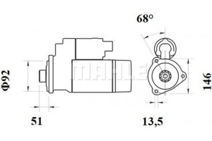 Mahle Μίζα - Ms 761