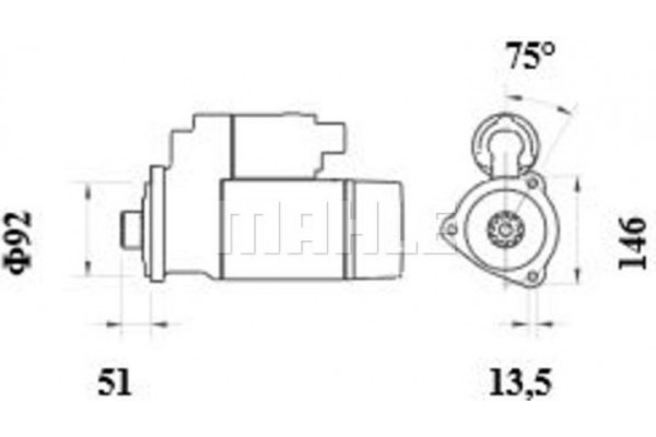 Mahle Μίζα - Ms 941