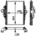 Mahle Ψυγείο Αέρα Υπερπλήρωσης - Ci 116 000P