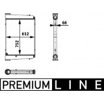 Mahle Ψυγείο Αέρα Υπερπλήρωσης - Ci 120 000P