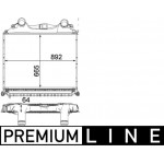 Mahle Ψυγείο Αέρα Υπερπλήρωσης - Ci 121 000P