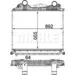 Mahle Ψυγείο Αέρα Υπερπλήρωσης - Ci 123 000P