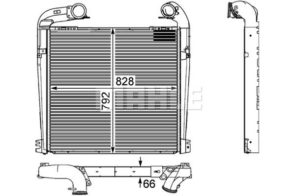 Mahle Ψυγείο Αέρα Υπερπλήρωσης - Ci 143 000P