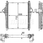 Mahle Ψυγείο Αέρα Υπερπλήρωσης - Ci 147 000P