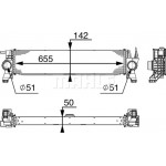 Mahle Ψυγείο Αέρα Υπερπλήρωσης - Ci 153 000P