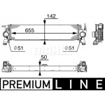 Mahle Ψυγείο Αέρα Υπερπλήρωσης - Ci 153 000P