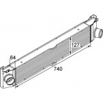 Mahle Ψυγείο Αέρα Υπερπλήρωσης - Ci 158 000P