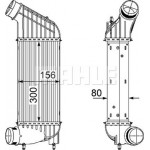 Mahle Ψυγείο Αέρα Υπερπλήρωσης - Ci 181 000P