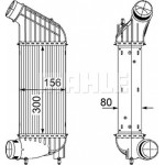 Mahle Ψυγείο Αέρα Υπερπλήρωσης - Ci 181 000P