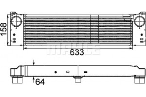 Mahle Ψυγείο Αέρα Υπερπλήρωσης - Ci 192 000P