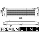 Mahle Ψυγείο Αέρα Υπερπλήρωσης - Ci 192 000P