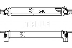 Mahle Ψυγείο Αέρα Υπερπλήρωσης - Ci 194 000P