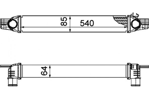 Mahle Ψυγείο Αέρα Υπερπλήρωσης - Ci 194 000P