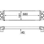 Mahle Ψυγείο Αέρα Υπερπλήρωσης - Ci 20 000S