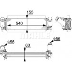 Mahle Ψυγείο Αέρα Υπερπλήρωσης - Ci 214 000P