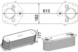 Mahle Ψυγείο Αέρα Υπερπλήρωσης - Ci 231 000P