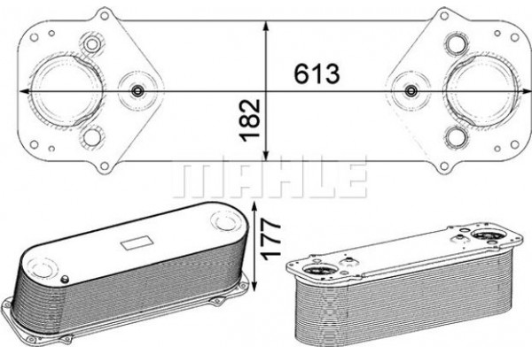 Mahle Ψυγείο Αέρα Υπερπλήρωσης - Ci 231 000P