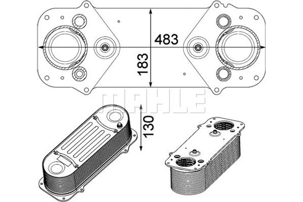 Mahle Ψυγείο Αέρα Υπερπλήρωσης - Ci 233 000P