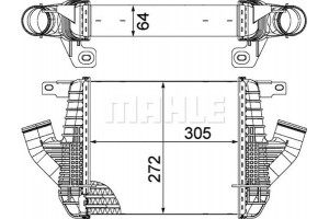 Mahle Ψυγείο Αέρα Υπερπλήρωσης - Ci 237 000P