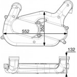 Mahle Ψυγείο Αέρα Υπερπλήρωσης - Ci 251 000P
