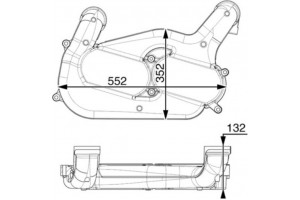 Mahle Ψυγείο Αέρα Υπερπλήρωσης - Ci 251 000P
