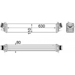 Mahle Ψυγείο Αέρα Υπερπλήρωσης - Ci 258 000P