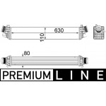 Mahle Ψυγείο Αέρα Υπερπλήρωσης - Ci 258 000P