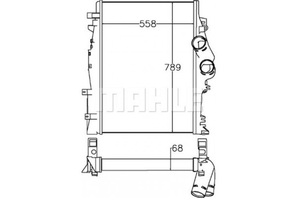 Mahle Ψυγείο Αέρα Υπερπλήρωσης - Ci 269 000P