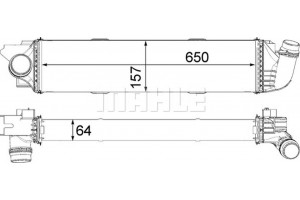 Mahle Ψυγείο Αέρα Υπερπλήρωσης - Ci 31 000P