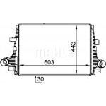 Mahle Ψυγείο Αέρα Υπερπλήρωσης - Ci 325 000P