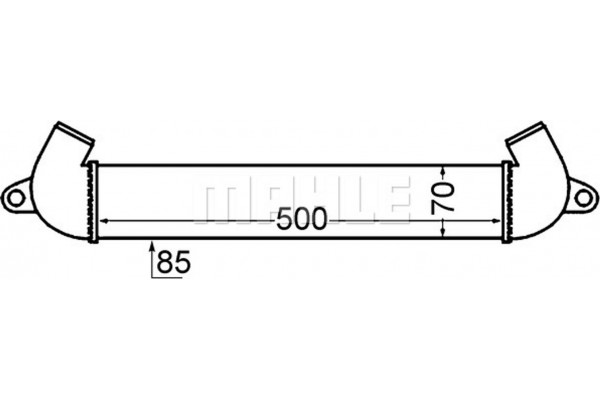 Mahle Ψυγείο Αέρα Υπερπλήρωσης - Ci 342 000S