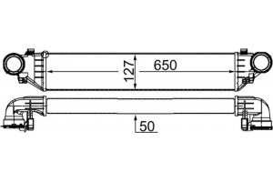 Mahle Ψυγείο Αέρα Υπερπλήρωσης - Ci 343 000S