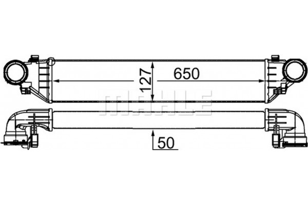 Mahle Ψυγείο Αέρα Υπερπλήρωσης - Ci 343 000S