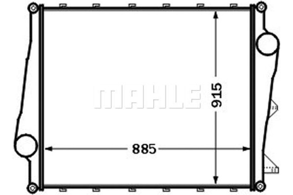 Mahle Ψυγείο Αέρα Υπερπλήρωσης - Ci 354 000P