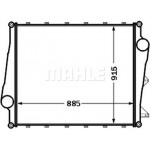 Mahle Ψυγείο Αέρα Υπερπλήρωσης - Ci 354 000P