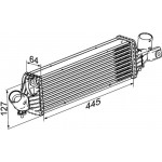 Mahle Ψυγείο Αέρα Υπερπλήρωσης - Ci 355 000P