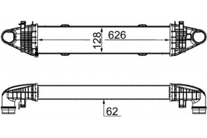 Mahle Ψυγείο Αέρα Υπερπλήρωσης - Ci 356 000S