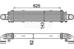 Mahle Ψυγείο Αέρα Υπερπλήρωσης - Ci 357 000P