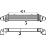 Mahle Ψυγείο Αέρα Υπερπλήρωσης - Ci 358 000P