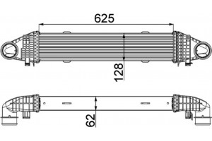 Mahle Ψυγείο Αέρα Υπερπλήρωσης - Ci 358 000P