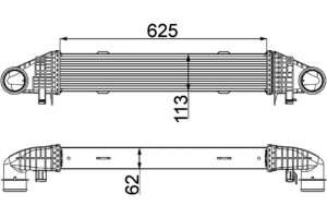 Mahle Ψυγείο Αέρα Υπερπλήρωσης - Ci 359 000P