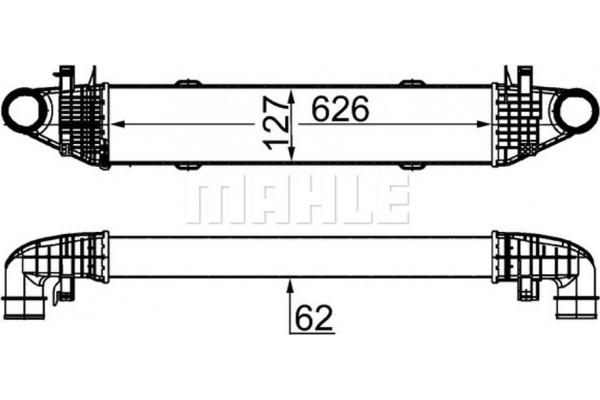 Mahle Ψυγείο Αέρα Υπερπλήρωσης - Ci 359 000S